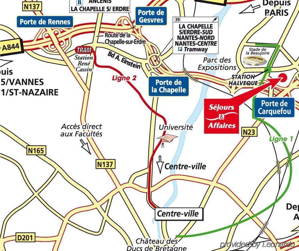 Sejours & Affaires Nantes La Beaujoire Aparthotel Luaran gambar